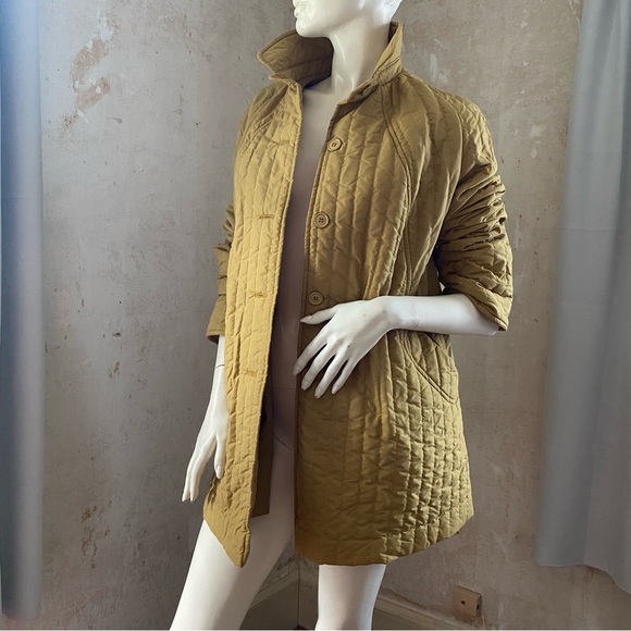 Vintage Mustard Coat Jacket - Picture 7 of 10